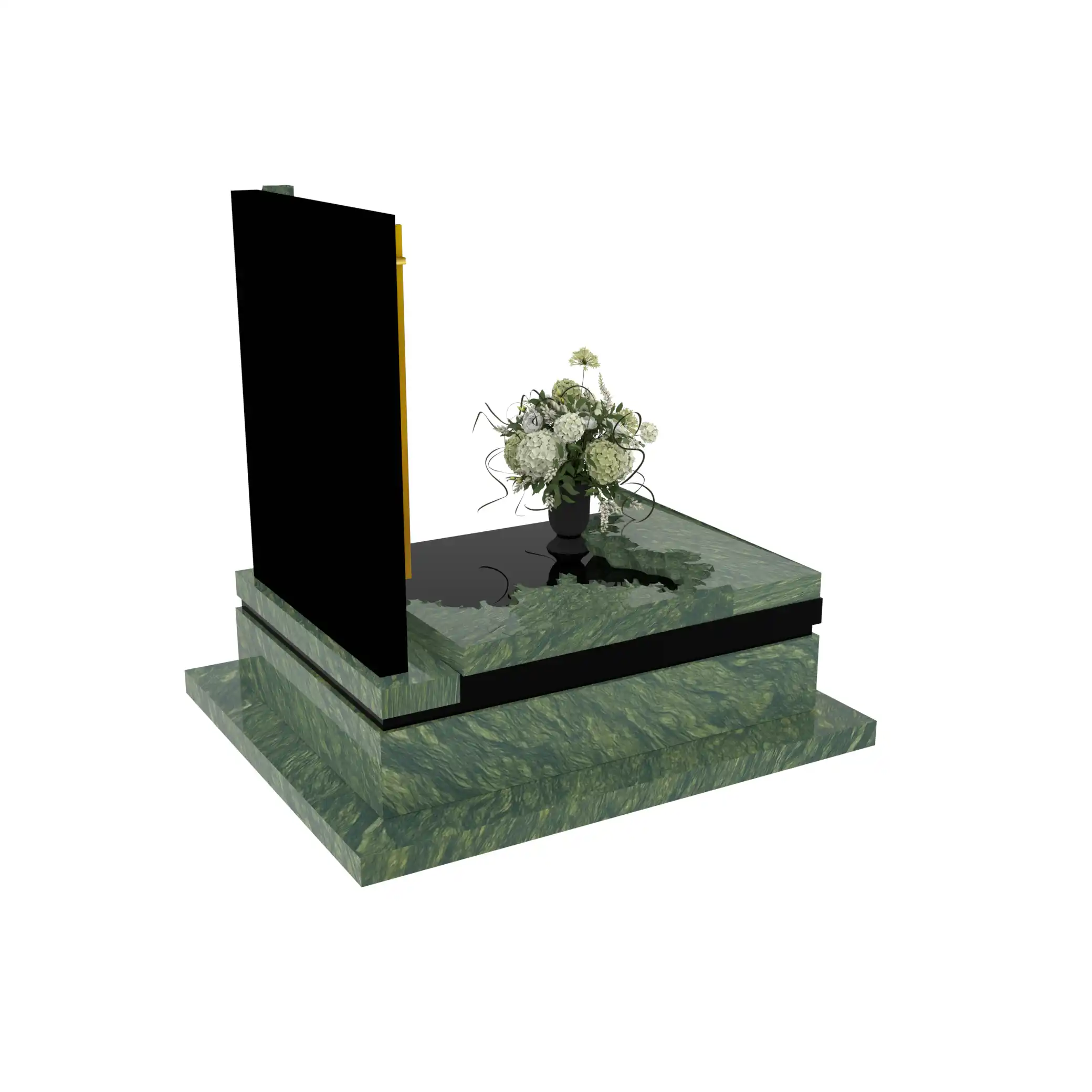 Nagrobek urnowy z wyciętą tablicą z granitu U 107+360 – photo №8