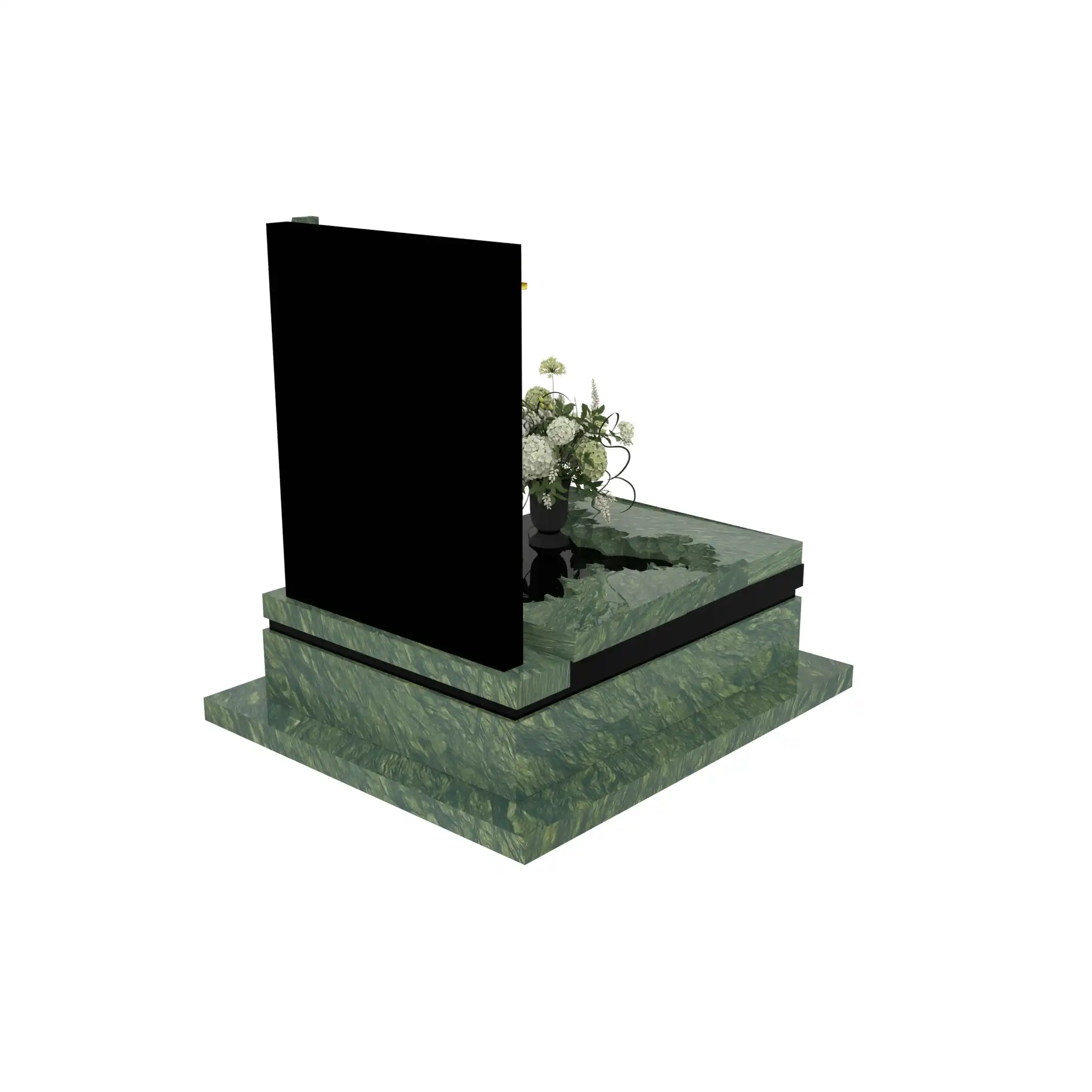 Nagrobek urnowy z wyciętą tablicą z granitu U 107+360 – photo №7