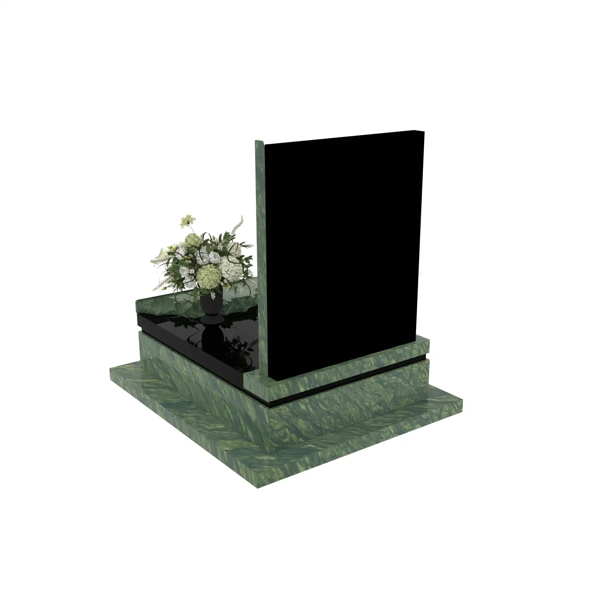 Nagrobek urnowy z wyciętą tablicą z granitu U 107+360 – photo №5