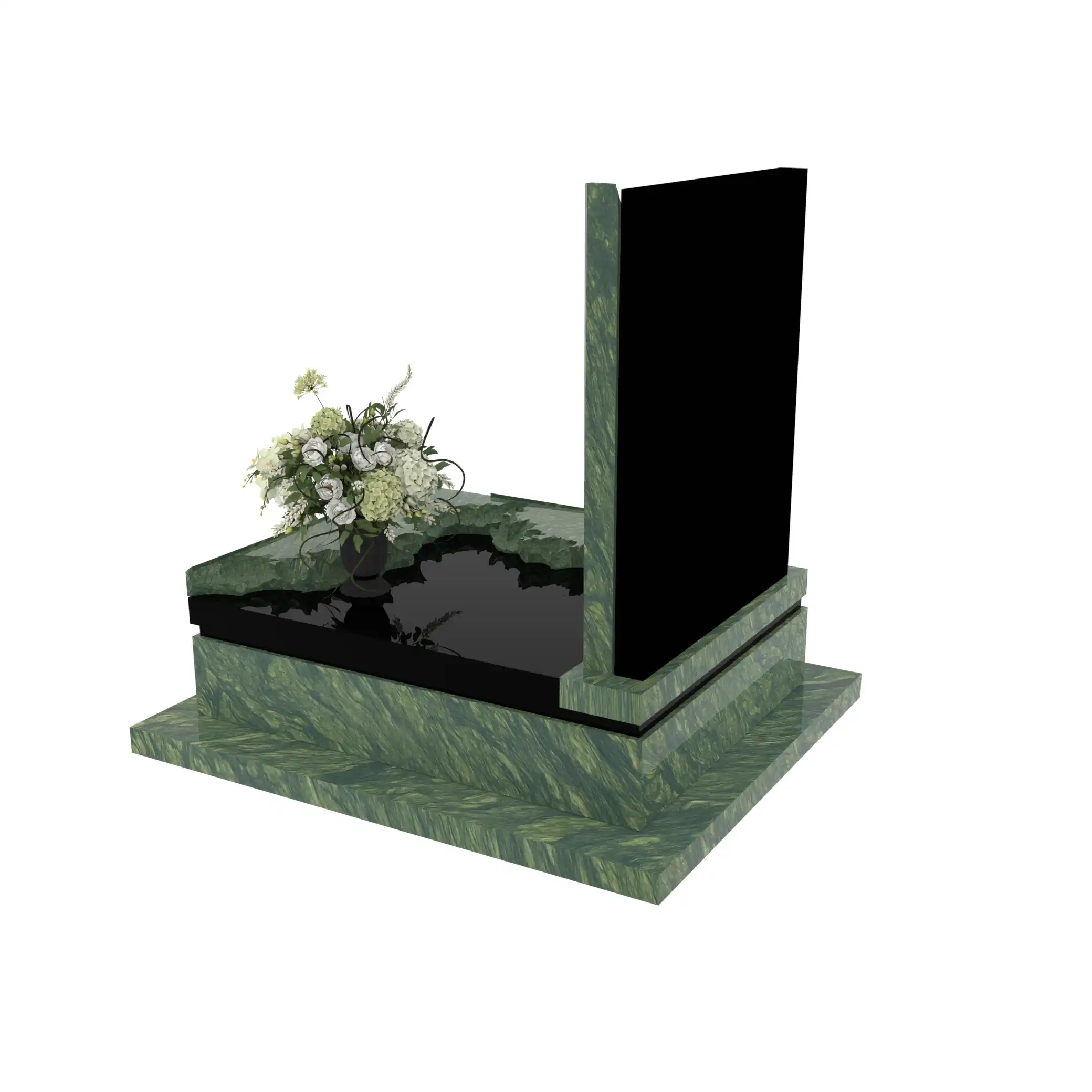 Nagrobek urnowy z wyciętą tablicą z granitu U 107+360 – photo №4