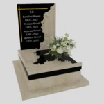Nagrobek urnowy z wyciętą tablicą z granitu U 107 zdjęcie 30