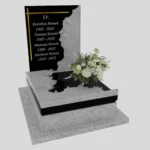 Nagrobek urnowy z wyciętą tablicą z granitu U 107 zdjęcie 33