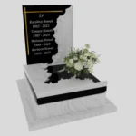 Nagrobek urnowy z wyciętą tablicą z granitu U 107 zdjęcie 38