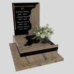 Nagrobek urnowy z wyciętą tablicą z granitu U 107 zdjęcie 41