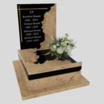 Nagrobek urnowy z wyciętą tablicą z granitu U 107 zdjęcie 42