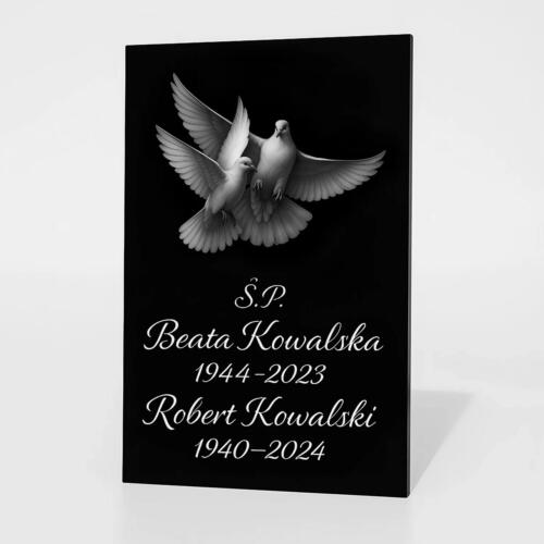 Tablica na pomnik grawerem