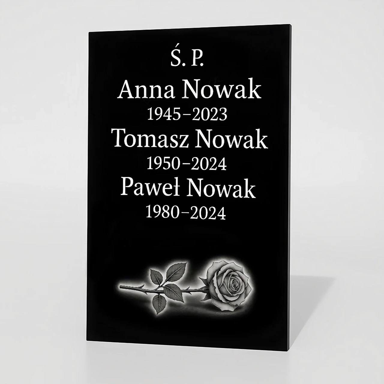 Tablica na pomnik grawerem TG-14 zdjęcie 15