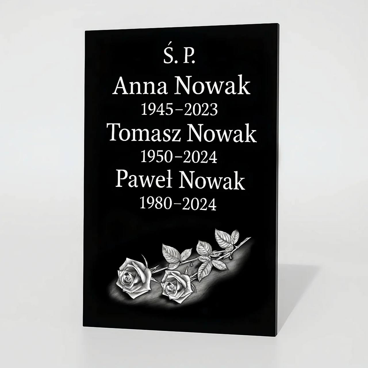 Tablica na pomnik grawerem TG-15 zdjęcie 15