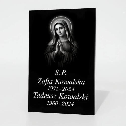 Tablica na pomnik grawerem