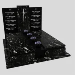 Nagrobek podwójny z rzezbionym krzyzem CK 113 zdjęcie 35