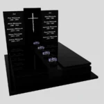 Nagrobek podwójny z rzezbionym krzyzem CK 113 zdjęcie 43