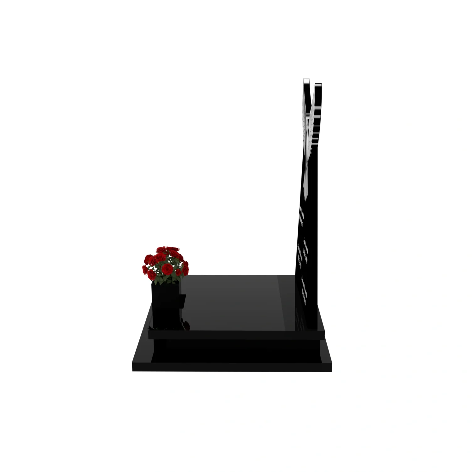 Nagrobek urnowy z grawerem ptaka U 117+360 – photo №3