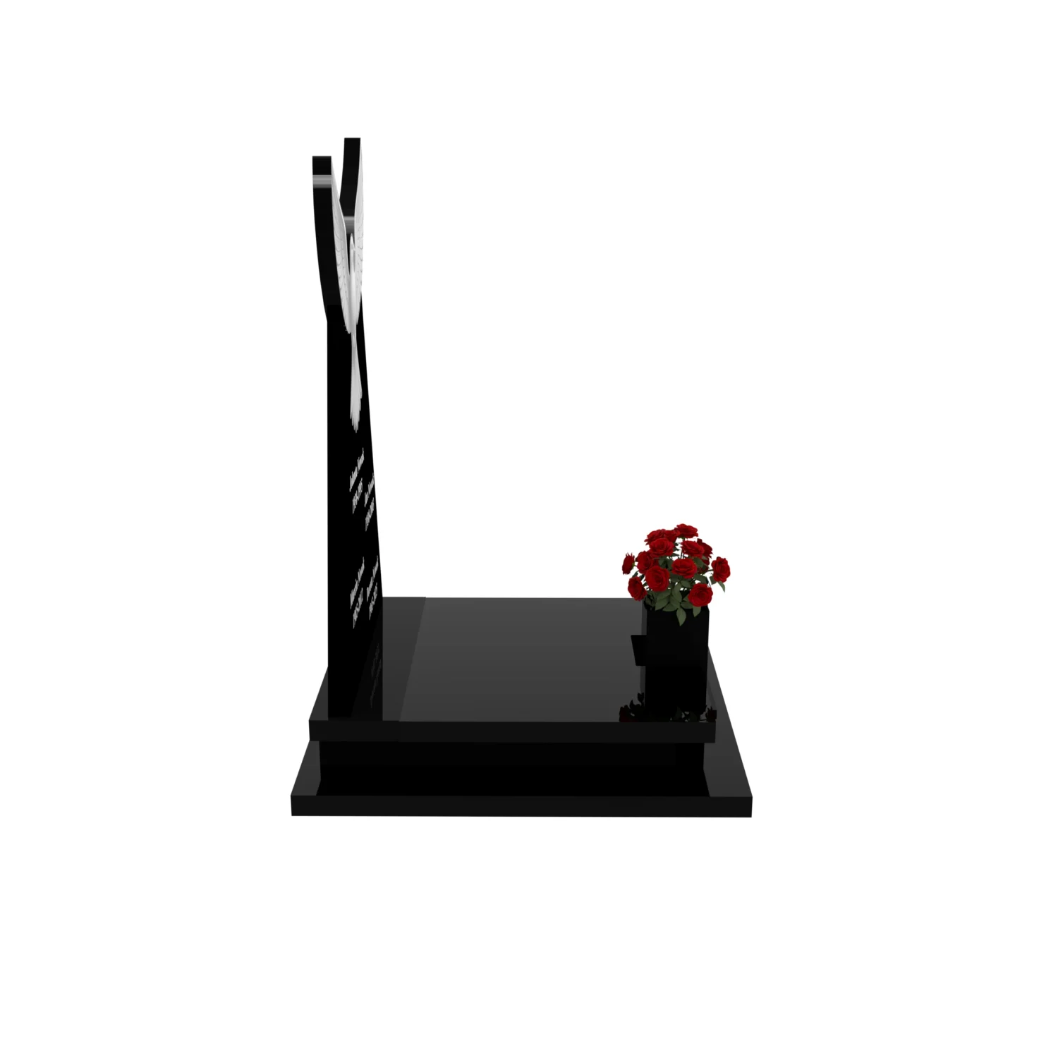 Nagrobek urnowy z grawerem ptaka U 117+360 – photo №9