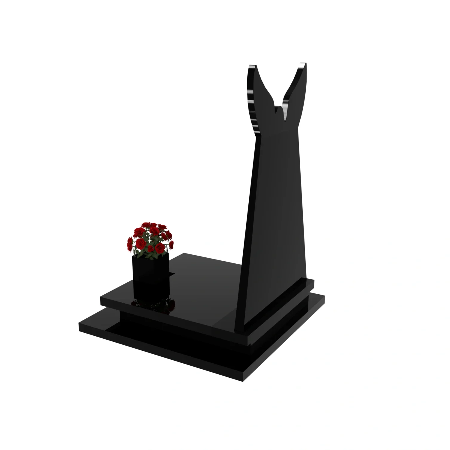 Nagrobek urnowy z grawerem ptaka U 117+360 – photo №4