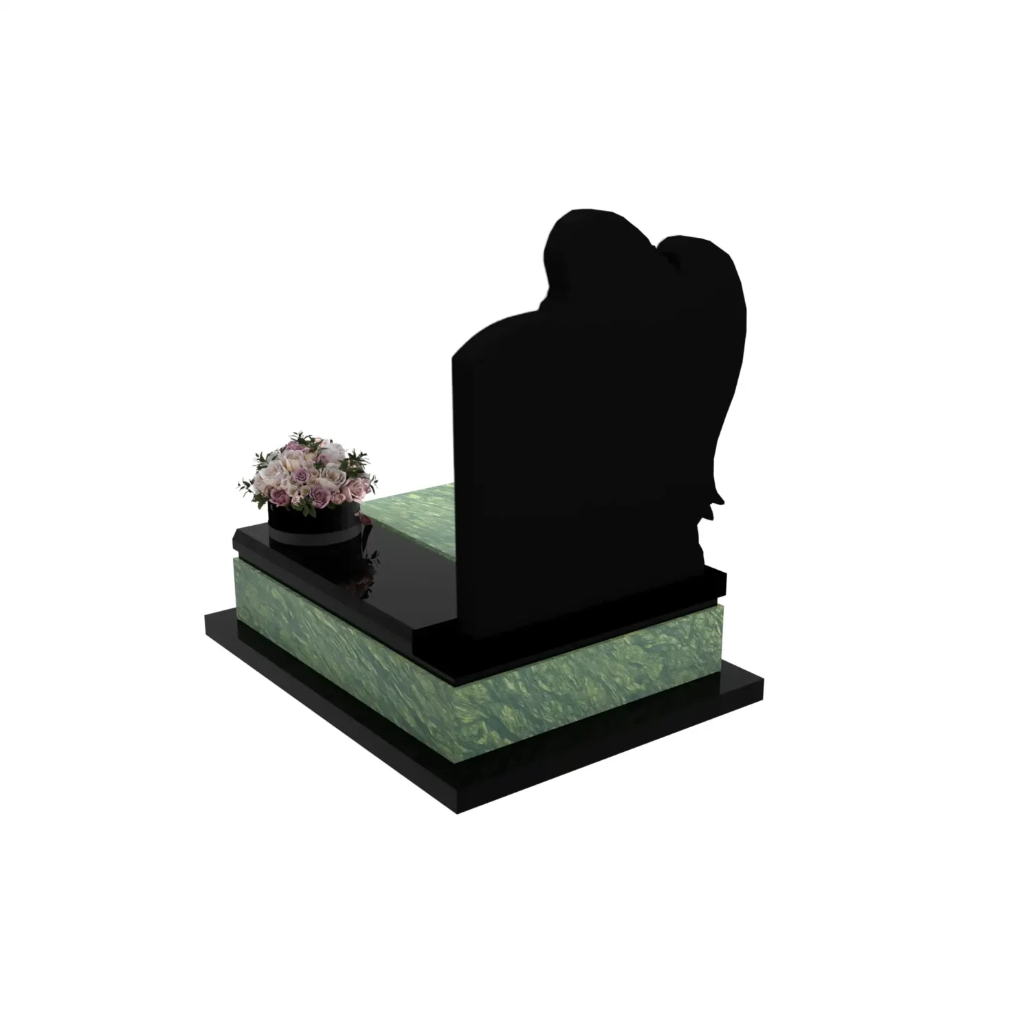 Nagrobek dla dziecka z rzeźbą anioła D 70+360 – photo №5