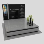 Nagrobek podwójny z witrażem krzyża KD 70 zdjęcie 38