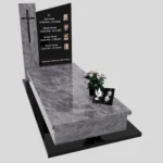 Nagrobek pojedynczy ze zdjęciami i krzyżem K 121 zdjęcie 41