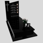 Nagrobek pojedynczy ze zdjęciami i krzyżem K 121 zdjęcie 32