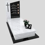 Nagrobek pojedynczy ze zdjęciami i krzyżem K 121 zdjęcie 34