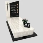 Nagrobek pojedynczy ze zdjęciami i krzyżem K 121 zdjęcie 35