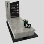 Nagrobek pojedynczy ze zdjęciami i krzyżem K 121 zdjęcie 36