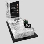 Nagrobek pojedynczy ze zdjęciami i krzyżem K 121 zdjęcie 44