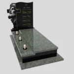 Nagrobek pojedynczy z grawerem Jezusa i krzyża K 122 zdjęcie 38