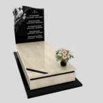 Nagrobek pojedynczy z grawerem dwóch gołębi CK 176 zdjęcie 34