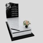 Nagrobek pojedynczy z grawerem dwóch gołębi CK 176 zdjęcie 37