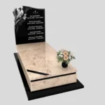 Nagrobek pojedynczy z grawerem dwóch gołębi CK 176 zdjęcie 45