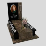 Nagrobek pojedynczy z duzym zdjeciem z różą CK 180 zdjęcie 31