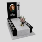 Nagrobek pojedynczy z duzym zdjeciem z różą CK 180 zdjęcie 33