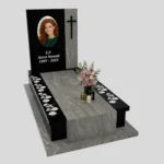 Nagrobek pojedynczy z duzym zdjeciem z różą CK 180 zdjęcie 36