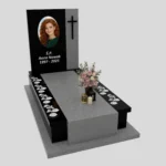 Nagrobek pojedynczy z duzym zdjeciem z różą CK 180 zdjęcie 37