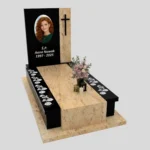 Nagrobek pojedynczy z duzym zdjeciem z różą CK 180 zdjęcie 42