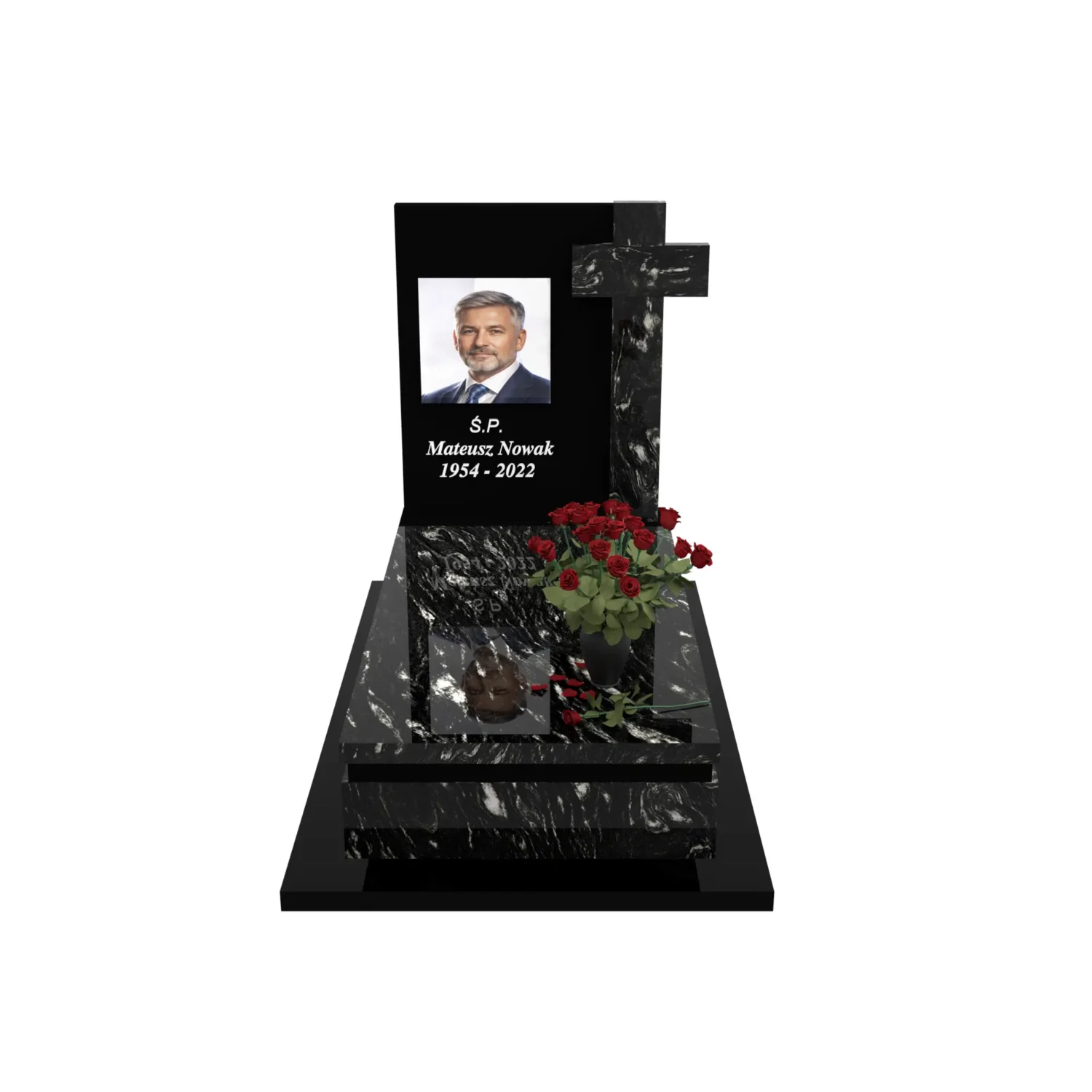 Nagrobek pojedynczy z duzym zdjeciem CK 177+360 – photo №12