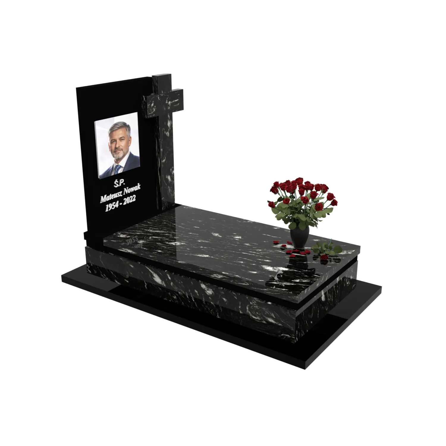 Nagrobek pojedynczy z duzym zdjeciem CK 177+360 – photo №10