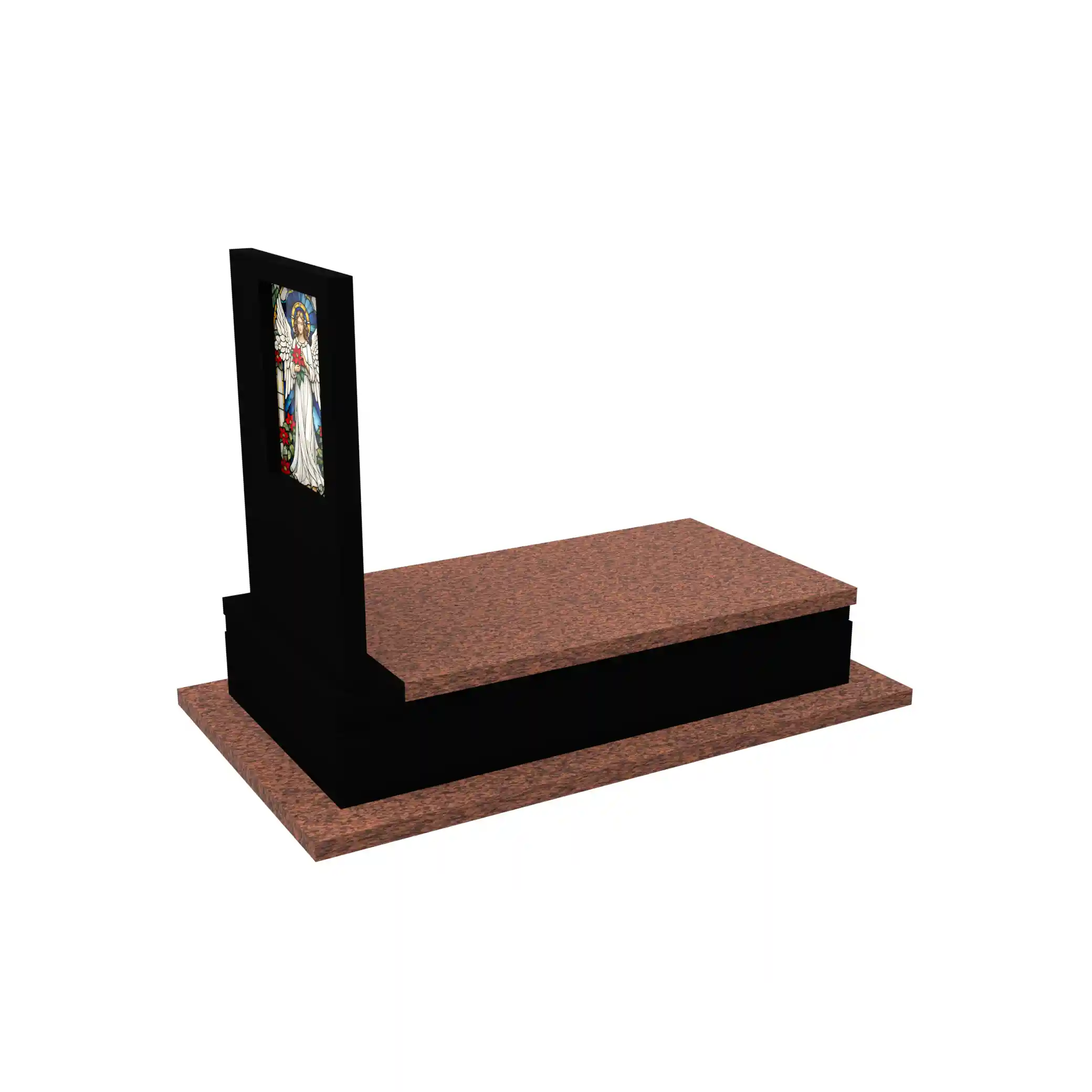 Nagrobek pojedynczy z witrażem CK 178+360 – photo №8