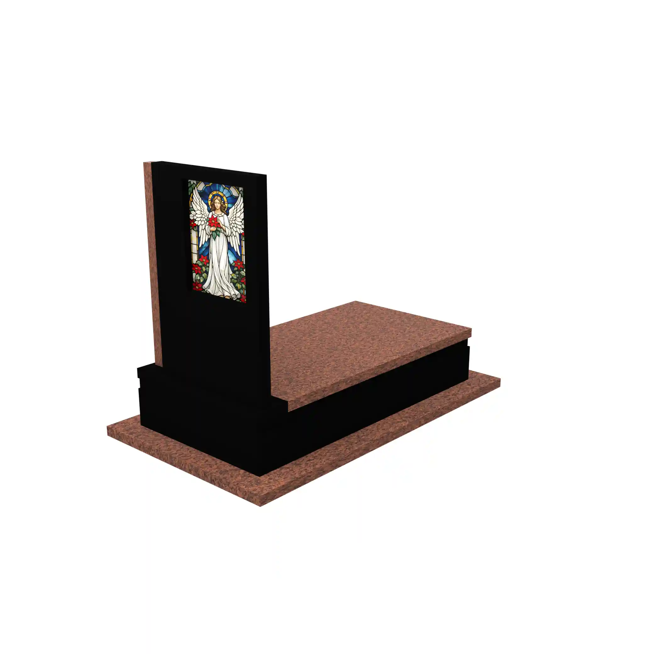 Nagrobek pojedynczy z witrażem CK 178+360 – photo №7