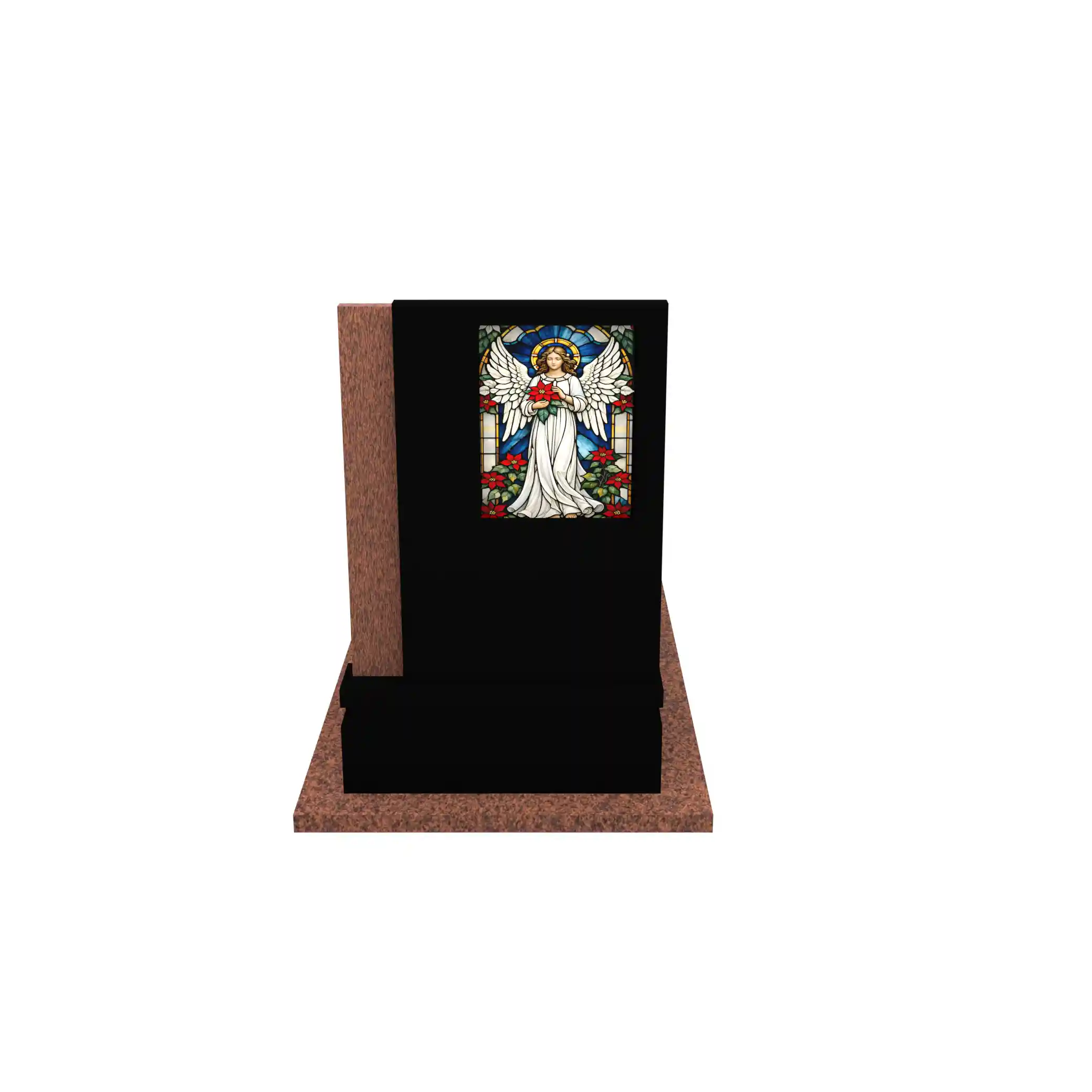 Nagrobek pojedynczy z witrażem CK 178+360 – photo №6