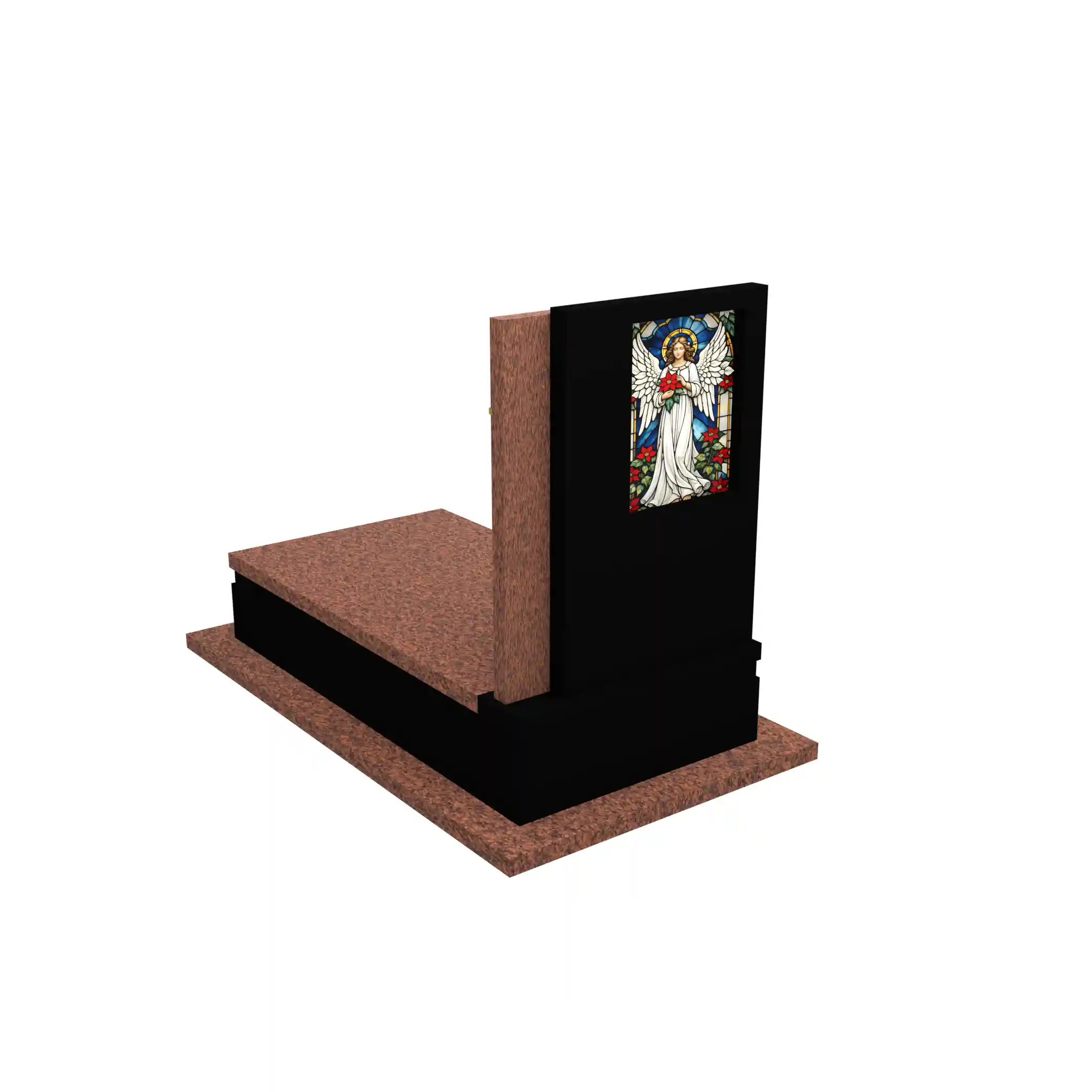 Nagrobek pojedynczy z witrażem CK 178+360 – photo №5