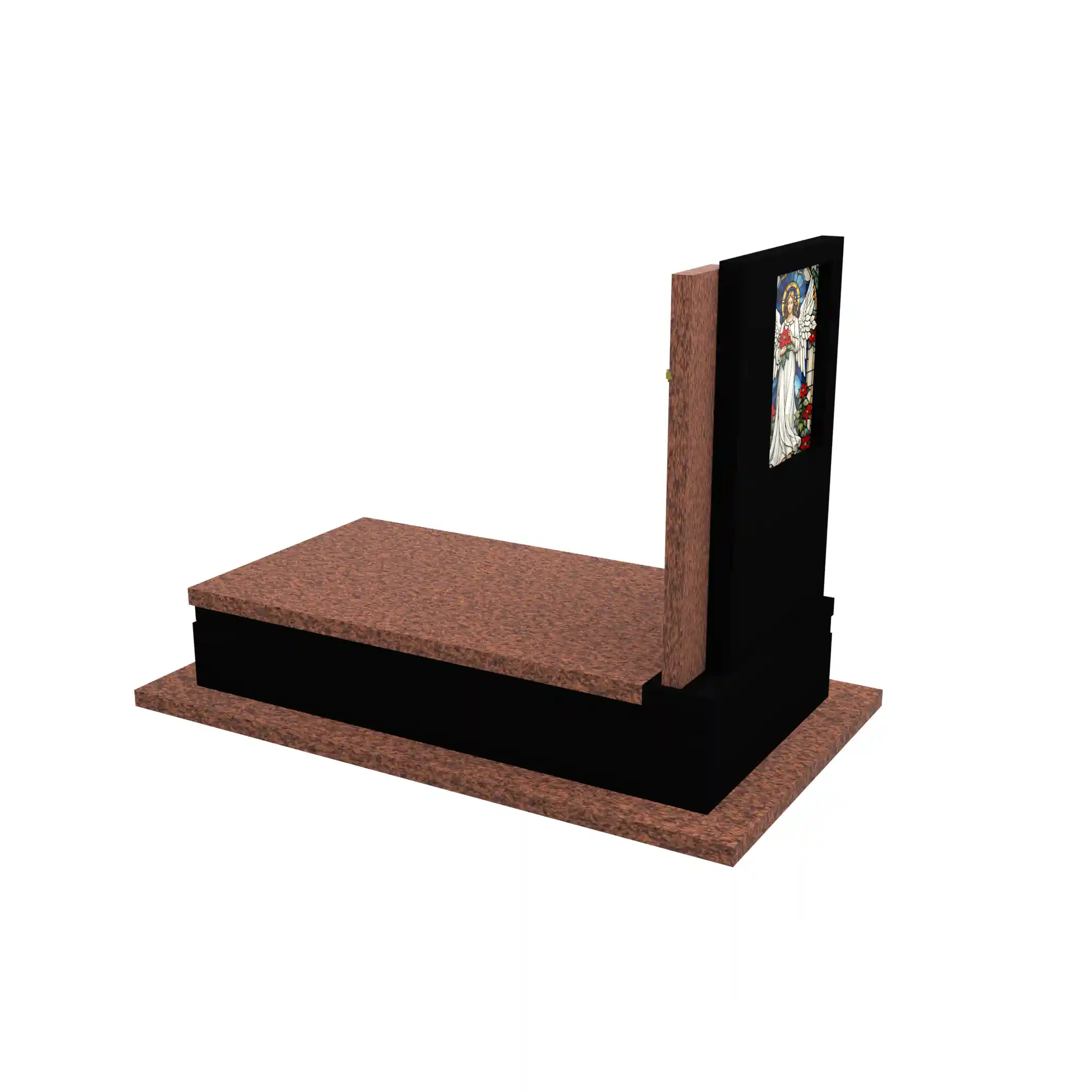 Nagrobek pojedynczy z witrażem CK 178+360 – photo №4