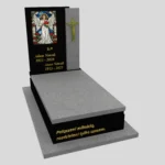 Nagrobek pojedynczy z witrażem CK 178 zdjęcie 43