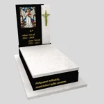 Nagrobek pojedynczy z witrażem CK 178 zdjęcie 48