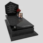 Nagrobek pojedynczy rodzinny o prostej, eleganckiej formie ze zdjęciami K 120 zdjęcie 35