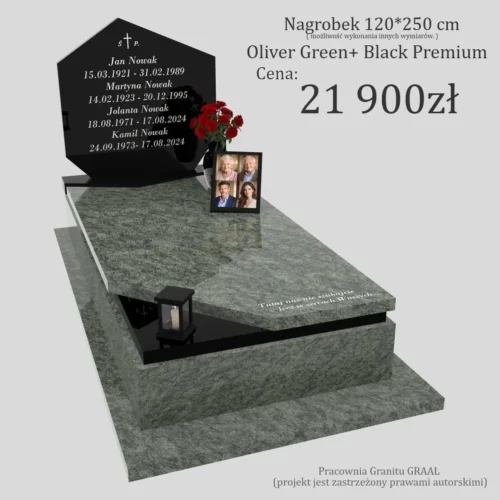 Nagrobki pojedyncze ze zdjęciami K 120 | nagrobki pojedyncze nowoczesne