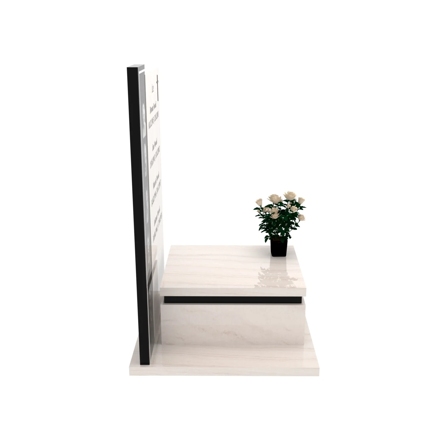 Nagrobek urnowy z fotografiami U 124+360 – photo №9