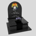 Nowoczesny nagrobek urnowy z witrażem świecy U 123 zdjęcie 34