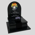 Nowoczesny nagrobek urnowy z witrażem świecy U 123 zdjęcie 37