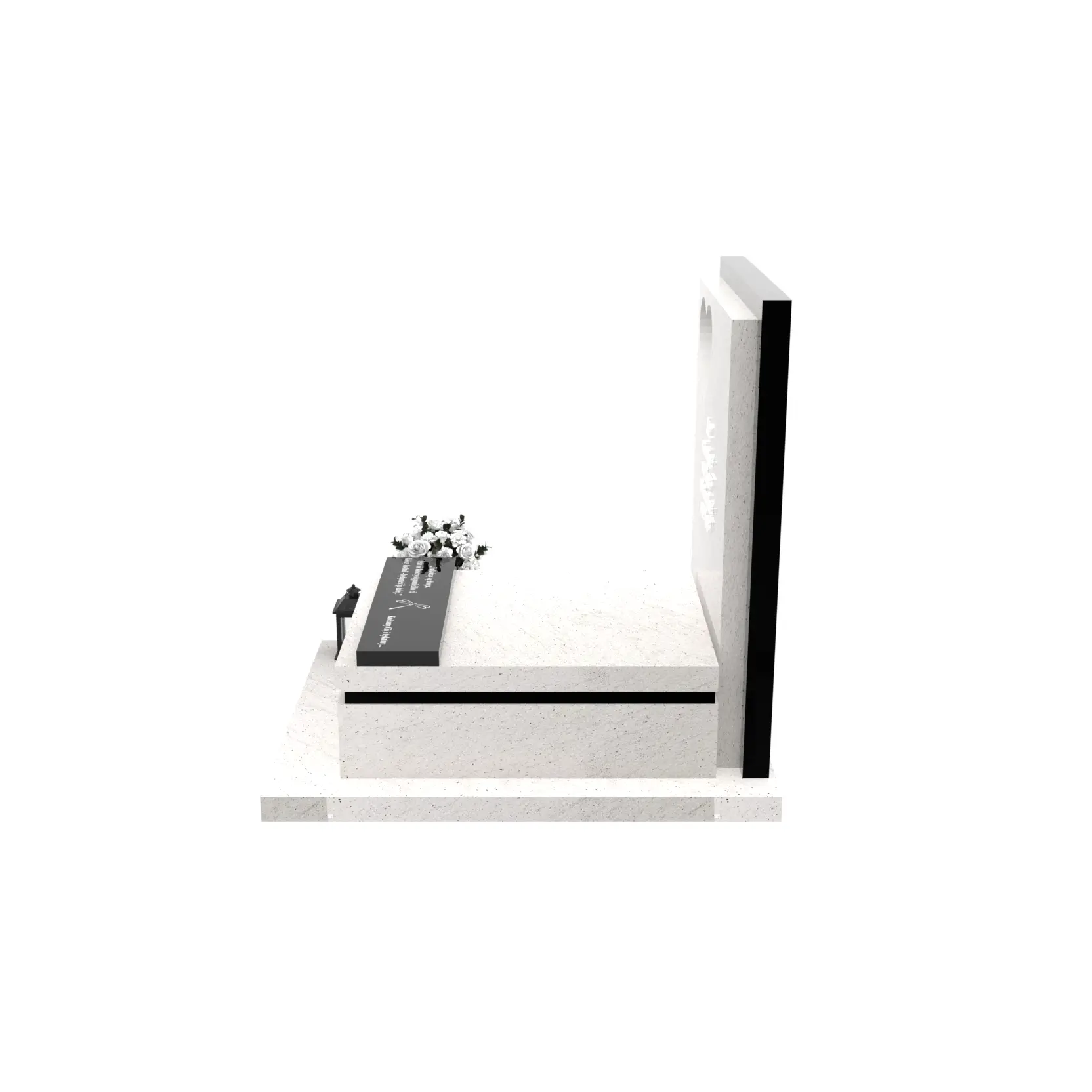 Nagrobek urnowy z wyciętym sercem U 120+360 – photo №3